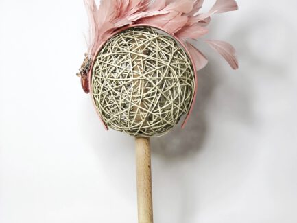 Diadema Plumas Rosa