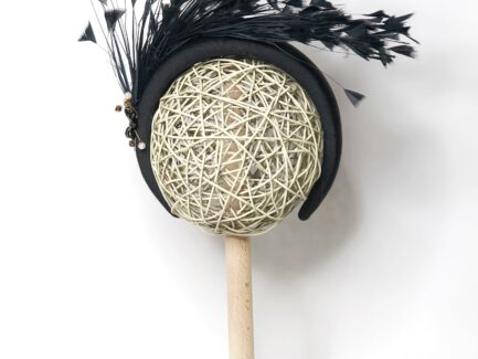 Diadema Plumas Negra