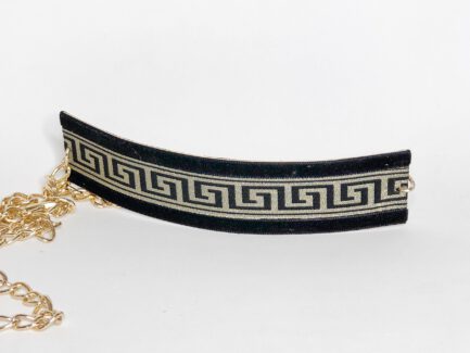 Cinturón de terciopelo negro