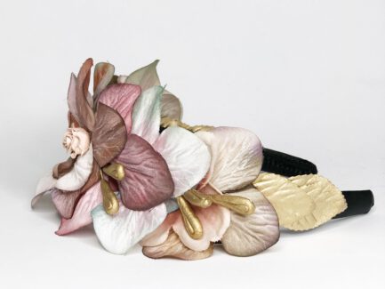 Diadema Flores Pintadas a Mano