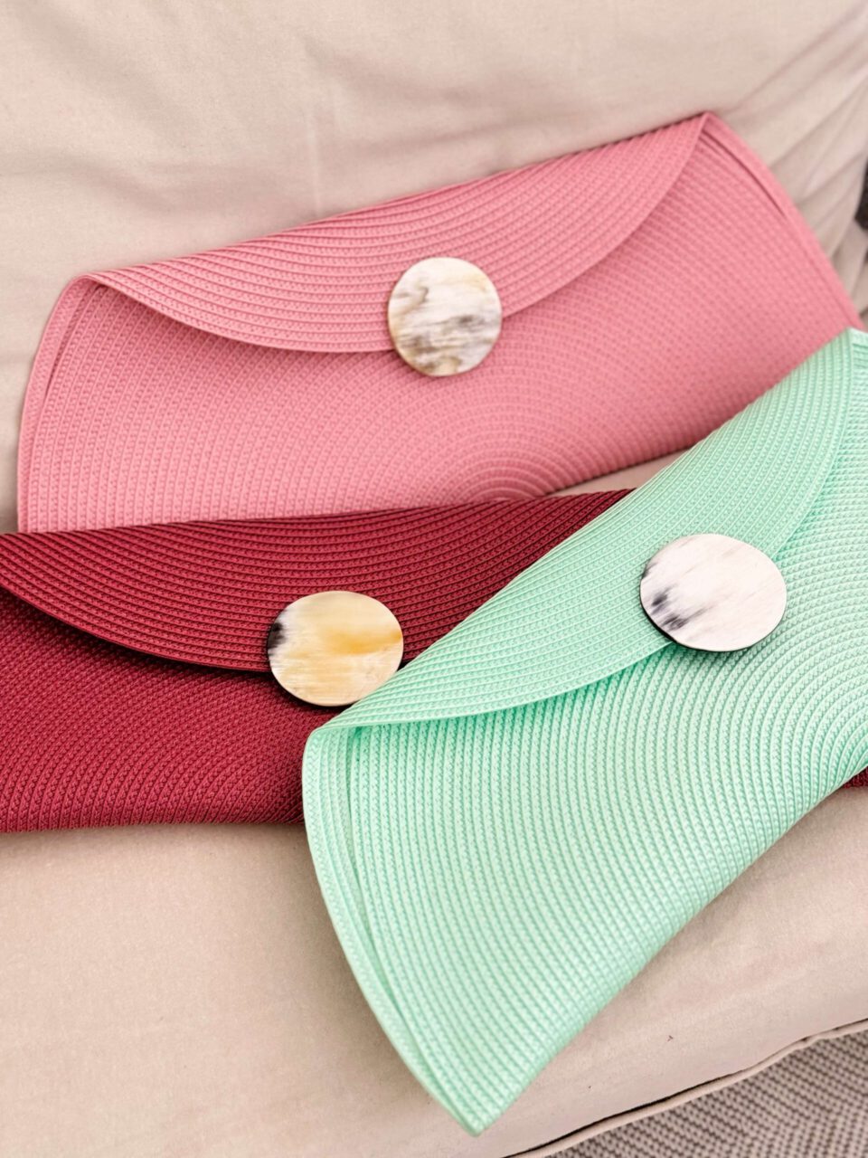 Cartera de Rafia Asta Redonda Carmen Fernandez