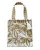 Bolso Tote lino hojas ocre