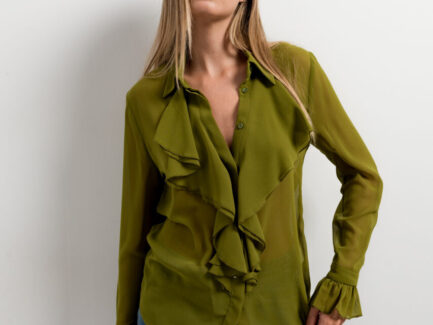 Camisa Gasa con Volantes