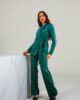 Traje labrado verde esmeralda cuerpo entero